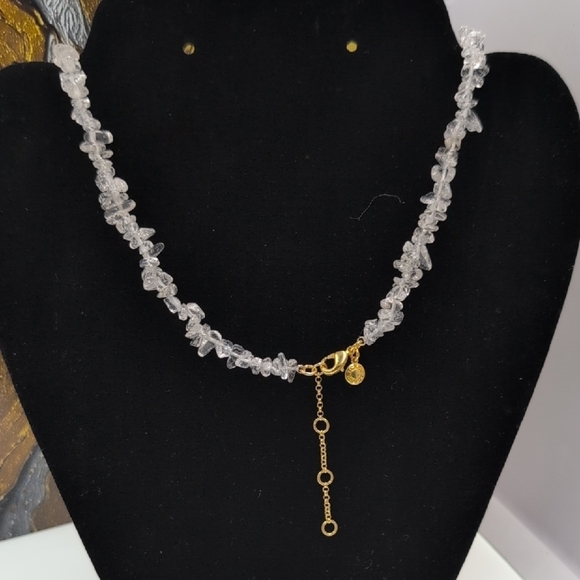 J. Crew Necklace with Irregular Crystal Design - Picture 3 of 5